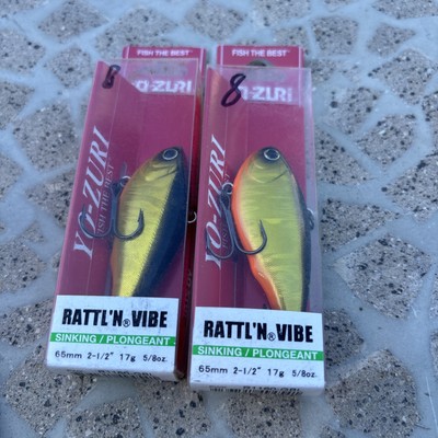 Yo Zuri Rattl'n Vibe R1160-GBL Gold Black ~ LOT OF 2