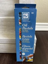 Loew Cornell 24 Count Oil Pastels Assorted Colors 924 NOS