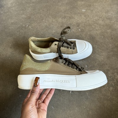 McQueen Deck Plimsoll sneakers, 40 - Alexander McQueen