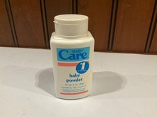Vintage Baby Care Baby Powder 2oz Plastic Advertising Bottle