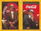 COCA COLA - 2   -   single vintage playing cards