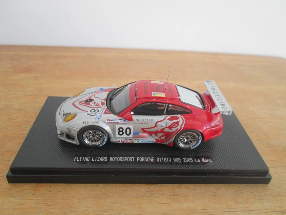 Flying Lizard Motorsport Porsche 911 GT3 RSR 2005 Le Mans - 1/43 Ebbro - Image 4 of 4