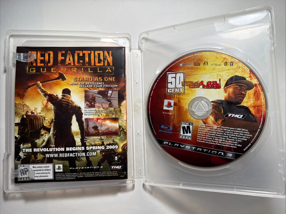 50 Cent: Blood on the Sand (Sony PlayStation 3, 2009) Disc & Manual Only - Image 3 of 4