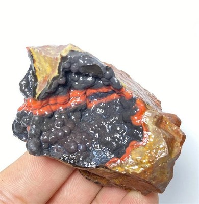 73g Natural Beautiful Warring States Red Agate Rough Crystal Healing