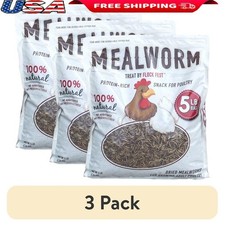Dried Mealworms 5lbs High Protein Snack Chickens Wild Birds Small Pets New