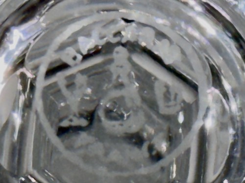 Marvelous Vintage 7.25 Inches Tall France Glass Crystal Stem Baccarat Austerlitz - Picture 14 of 14