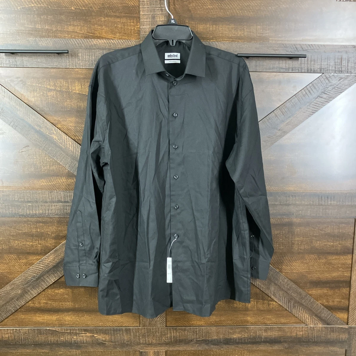 slim fit dress slacks Kenneth Cole Men's Dress Shirt Regular Fit Stretch Collar Non Iron Solid