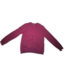 Tek Gear Ultrasoft Sweatshirt Women's Small Plum Cotton Fleece Lined Pullover