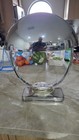 Contemporary Mid-Century Style Chrome Dome Accent Table Lamp 16” Silver — photo 3