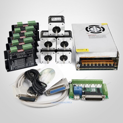 CNC Kit 5 Axes Avec Nema17 39oz-in Stepper Moteur&EMA2-040D22 Stepper ...