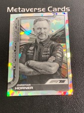 2025 Topps Chrome Formula 1 Sapphire B&W #192 Christian Horner 18/20