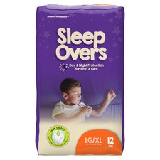 Cuties Sleep Overs Youth Youth Absorbent Underwear Large / X-Large 60 to