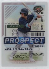 2024 Panini Prospect Edition Silver Prizm Adrian Santana #180 1a7j