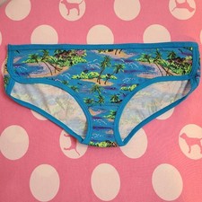 Rare VTG VS PINK Extra Low Rise Graphic Cotton Hipster Panty Size M