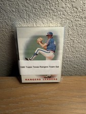 Topps 1986 Texas Rangers Team Set Rangers Leaders #297 Vintage Base Set Original