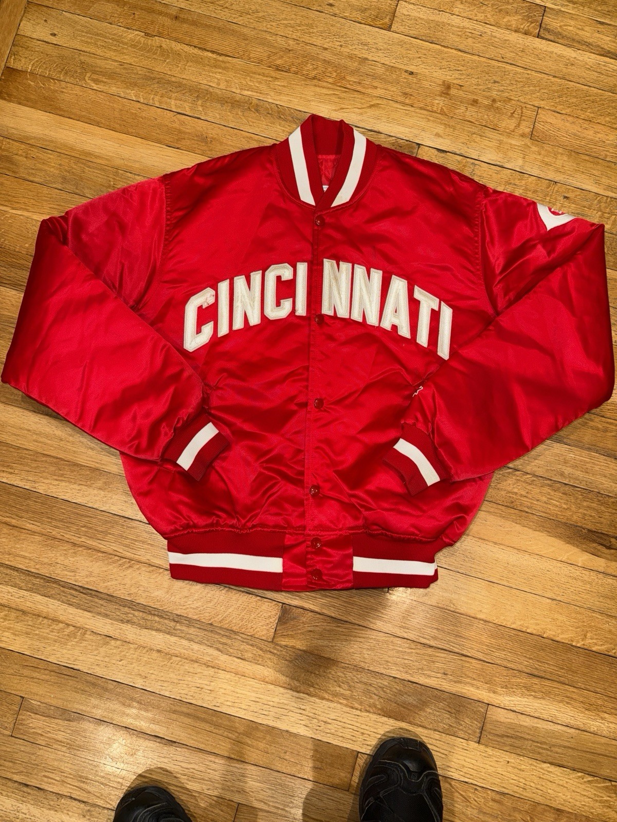 Starter Diamond Collection Jacket Cincinnati Reds… - image 1