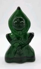 Blenko Glass Cryptid 2523C - Flatwoods Monster - Clover