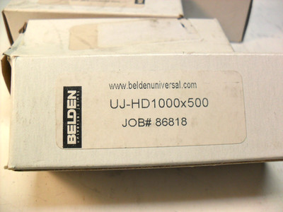 BELDEN UJ-HD1000X500 - Universal Joint,1000 RPM, Steel 806V46 - New in Box