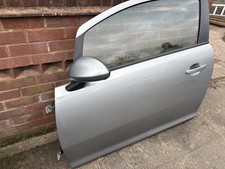 Vauxhall Corsa D Sri Passenger Door Complete Silver 3door