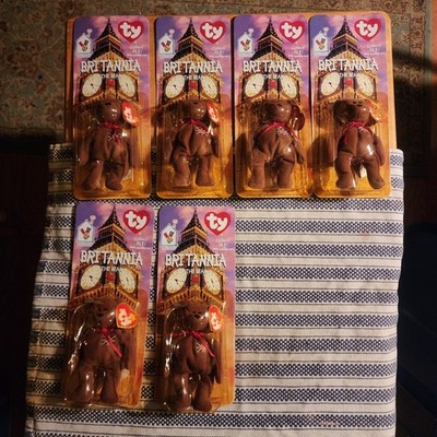 Lot Of 6 Brittania Ty Beanie Babies Retired 1999 NIB Ronald McDonald