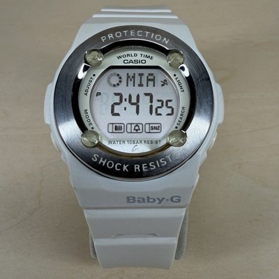 Casio Baby-G BG-1300 3120 Women s White Digital Sport Watch New Battery Working