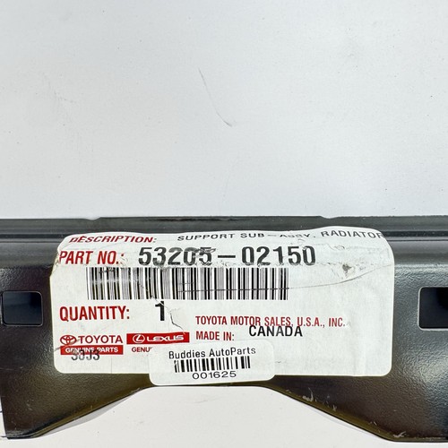 2009-2011 Toyota Corolla 5320502150 Front Upper Radiator Support Tie Bar OEM - Picture 3 of 3