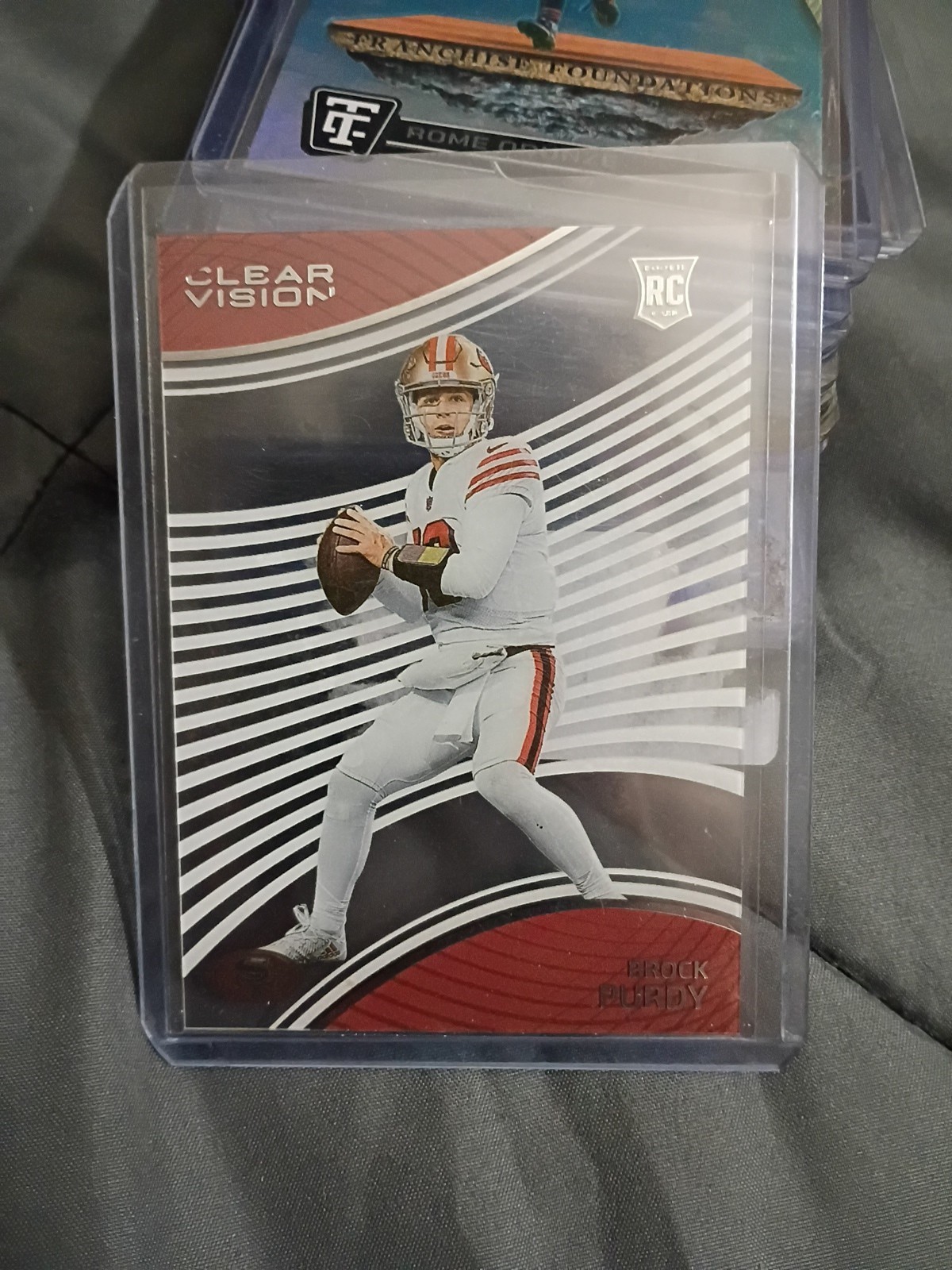 2022 Panini Chronicles - Clear Vision Rookies Brock Purdy #CVR-8 (RC)