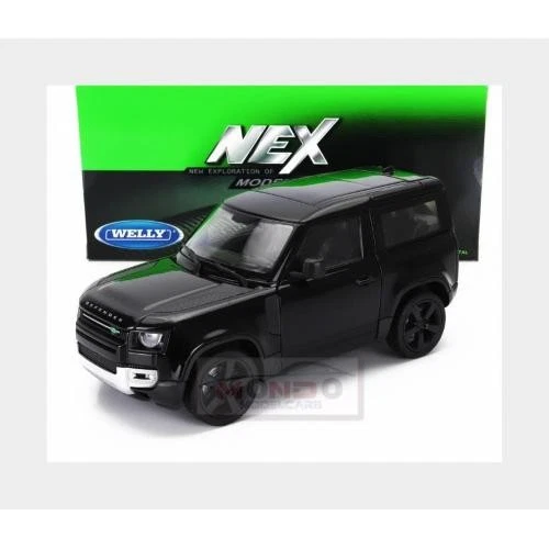 1:26 WELLY Land Rover New Defender 90 2020 Black WE24110BK - Immagine 2 di 2