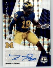 2021 Panini Mosaic Draft Picks Autographs Kwity Paye #KP