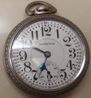 Antique 992E Hamilton Railroad Approved 21J 16S Pocket Watch - 1940
