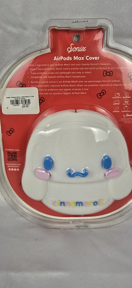 Funda Sonix x Sanrio para auriculares AirPods Max | Cinnamoroll de silicona Foto 2 de 3