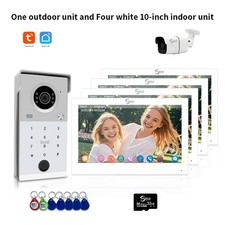 All-in-One Video Intercom Access Control System with Card,Password  Fingerprint