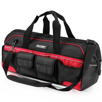 HAUTMEC 24'' Heavy-Duty Large Tool Bag, 1680D Wear-Resistant Wide Mouth Tool B...