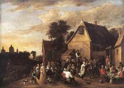 Teniers David The Younger Flemish Kermess 1652 A4 Print