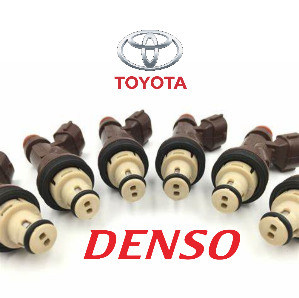 OEM Denso 6Pcs Fuel Injectors for 1999, 2000, 2001, 2002 Toyota 4Runner