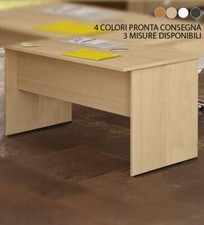 Scrivania operativa Ufficio pannellata in 4 colori  disponibili 