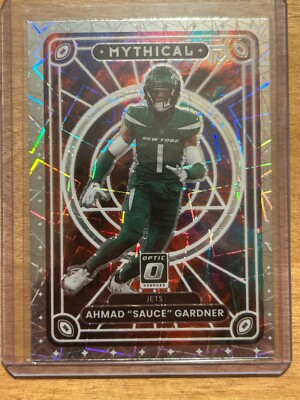 2022 Donruss Optic - Ahmad Sauce Gardner - Mythical Rookie RC SSP - Jets