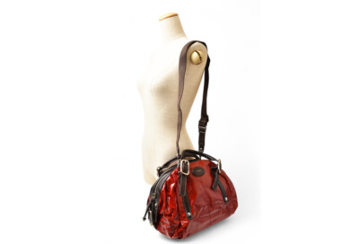Tod's Handbag G-BAG EASY SACCA with Strap 2WAY Patent Leather/Red