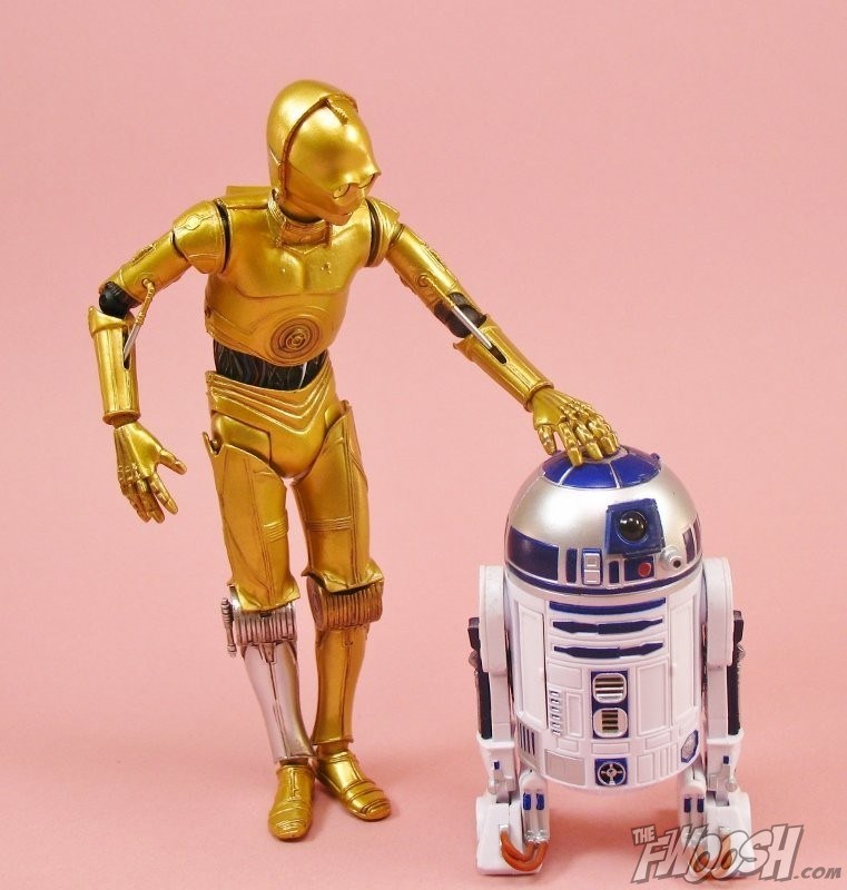 C-3PO & R2-D2 Revo Revoltech Star Wars Kaiyodo 6