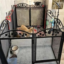 Heavy Duty Dog Playpen Animal Whelping Box Pet Fertility Pen Sanitary Fence Rail