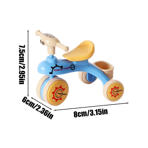Tricycle Toy Model Inertia Tricycle Push and Go Vehicle Model Assembly Gift - 第 2/12 張圖片