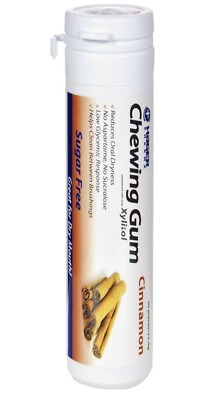 Hager Pharma Xylitol Chewing Gum Cinnamon Sugar & Gluten Free 30 Ct