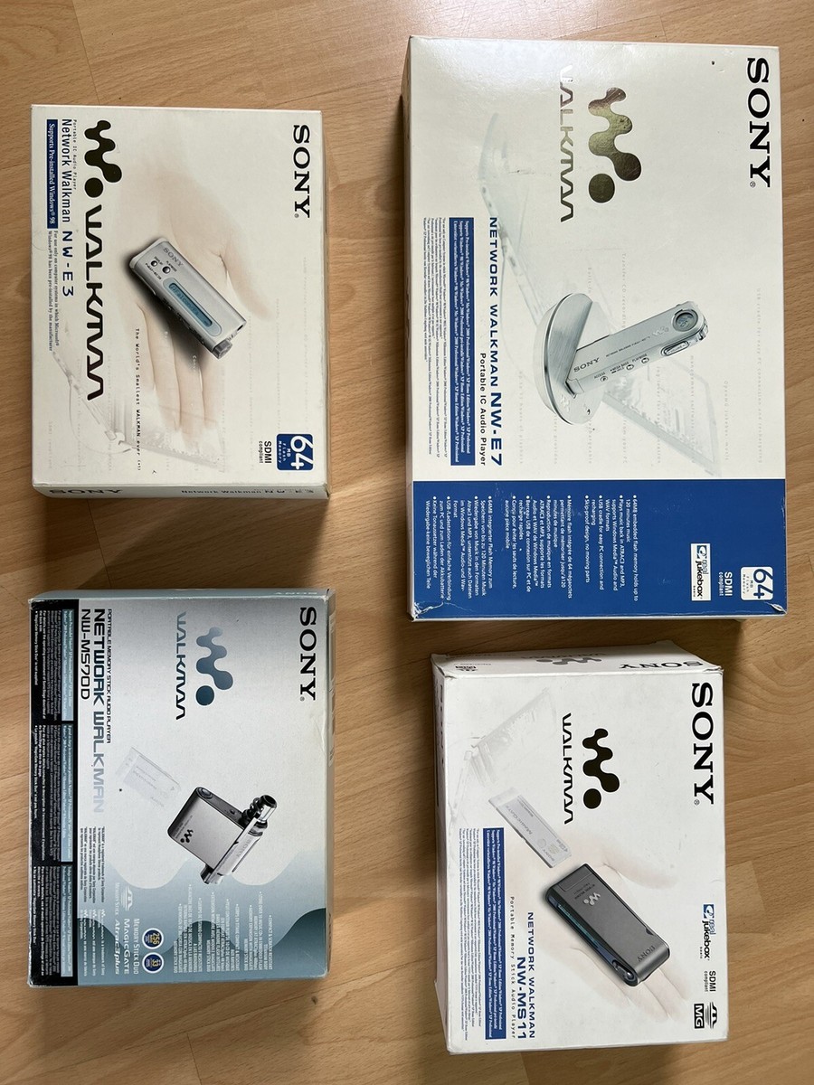 Sony Walkman Collection NW-E3, NW-E7, NW-MS11, NW-MS70D | eBay