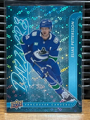 2024-25 Upper Deck Extended - DZ-114 Elias Pettersson - Dazzlers Blue