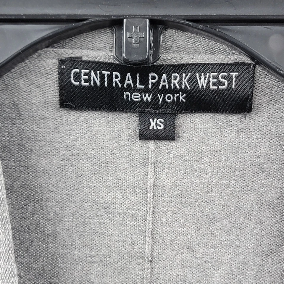 Top envolvente gris para mujer Central Park West New York talla XS sin mangas Foto 4 de 4