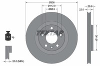 Bremsscheibe Audi T. A4 4.2 S4 Quattro 03-09
