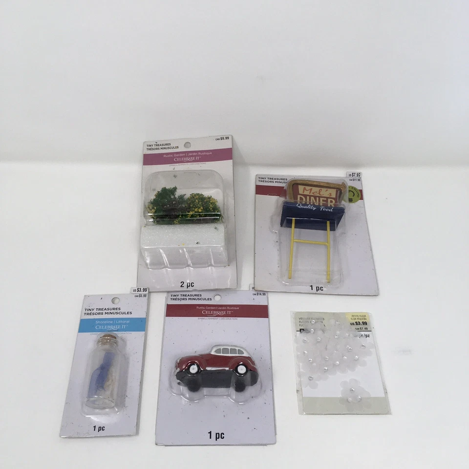 НОВАЯ коллекция миниатюр Celebrate It Tiny Treasures Shoreline Carnival 5 шт. - Изображение 2 из 4