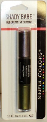 1 Sinful Colors Shady Babe Duo Cream Eye Shadow HYPNOTIC & DAZZLING #1098 NIP