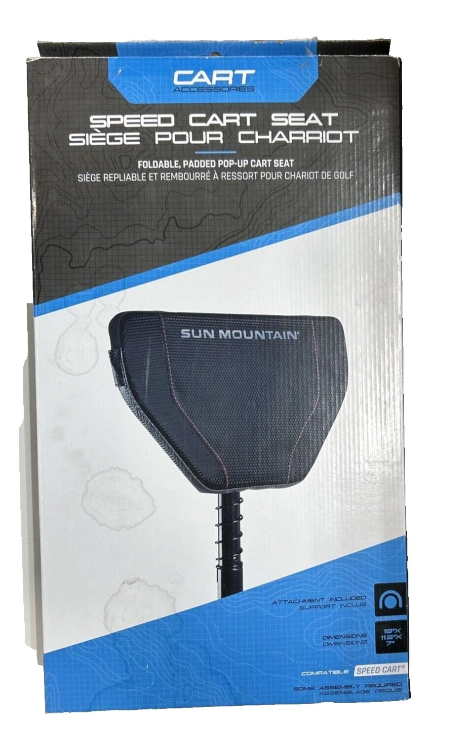 Sun Mountain push-pull Carros de Golf Asiento