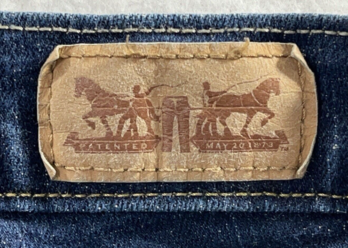 Levis Strauss 515 Bootcut Jeans High Rise Blue Medium Wash Denim Women's Size 18 - Picture 10 of 22